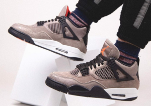 Alternative view of Giày Nike Air Jordan 4 Retro GS 'Taupe Haze' DJ6249-200