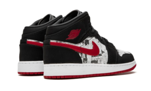 Giay Nike Air Jordan 1 Mid 'Newspaper Air Times' BQ6931-061