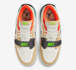 Giay Nike Air Jordan Legacy 312 Low 'White And Orange Green' DZ2762-101