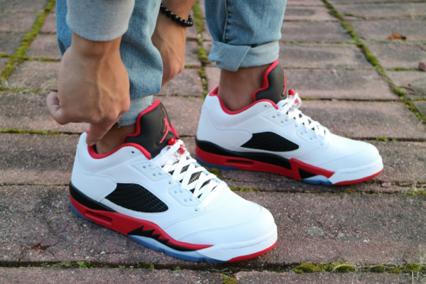 Giày Air Jordan 5 Low 'Fire Red' 2016 819171-101 - Hình ảnh 6