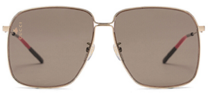 Kính Gucci Gucci Brown Gradient Oversized Ladies GG0394S-002