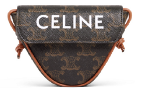 Túi Celine Mini Triangle In Triomphe Canvas With Celine Print 10I192DM5-04LI