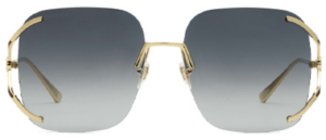 Kính Gucci Gold Large Gradient GG0646S-001