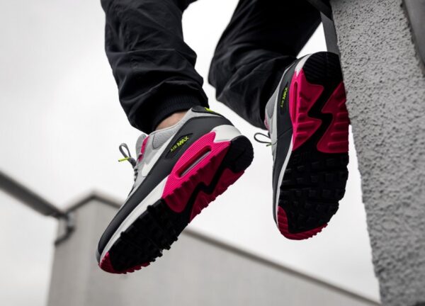 Giày Nike Air Max 90 Essential 'Grey Pink Volt' AJ1285-020 - Hình ảnh 2