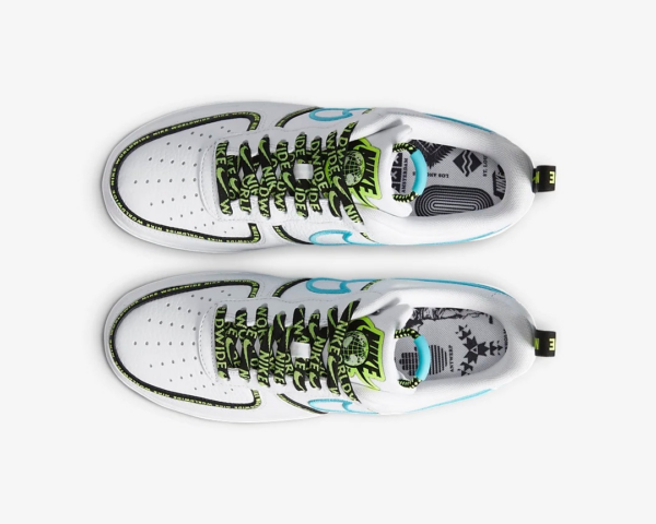 Giày Nike Air Force 1 07 Premium Worldwide Pack Blue Fury CK7213-100 - Hình ảnh 7