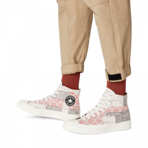 Giay Converse Chuck 70 High 'Patchwork Twill' 170059C