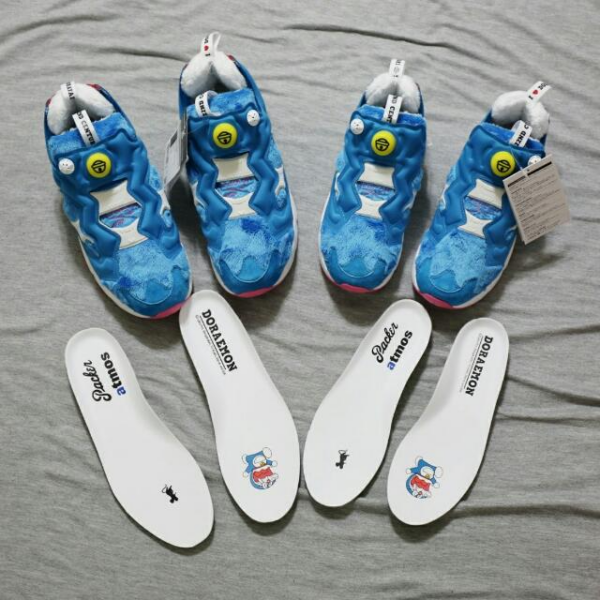 Giày Reebok Atmos x Packer x InstaPump Fury Doraemon BS7368 - Hình ảnh 2