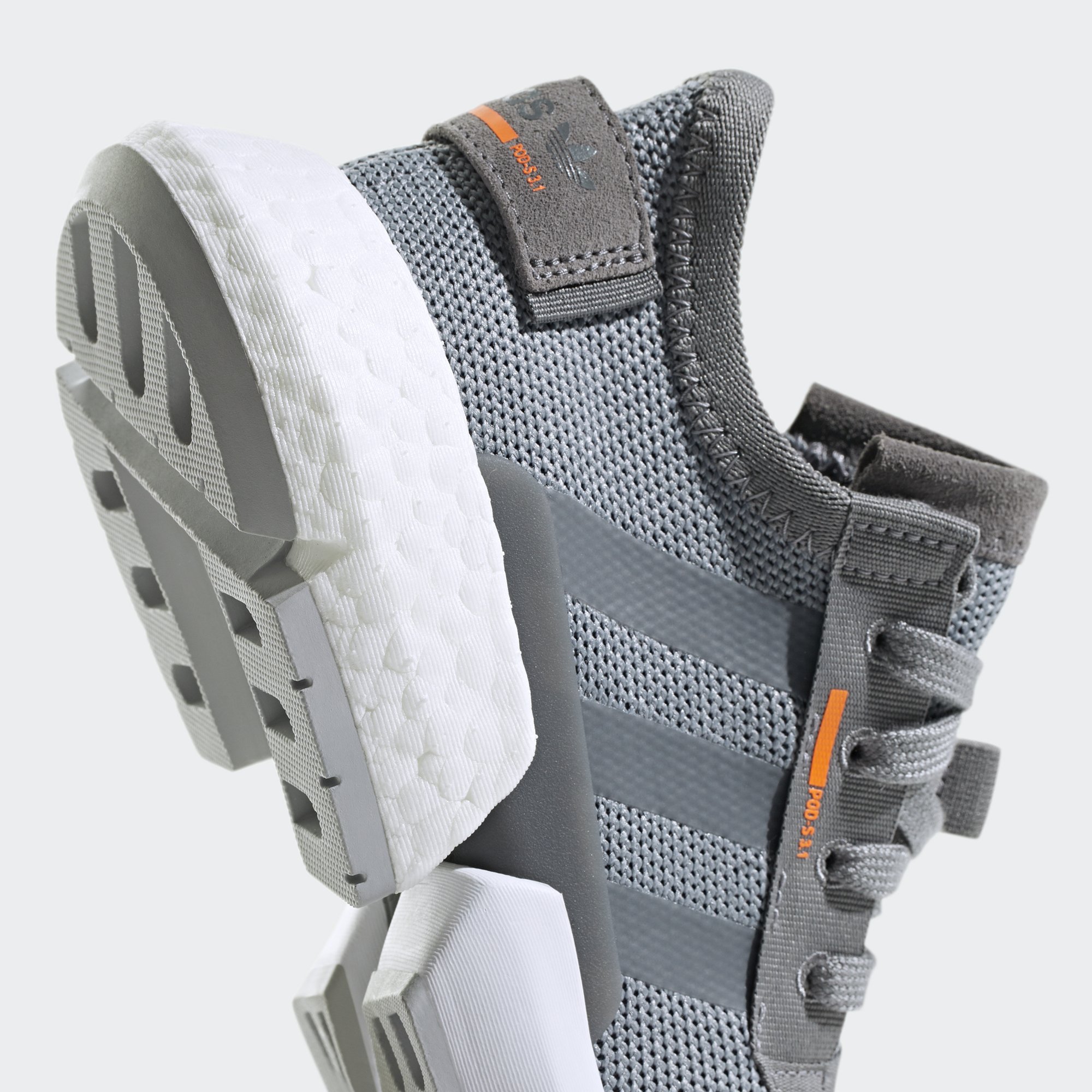 Giày Adidas POD S3.1 Grey Orange B42055 - Ảnh 5