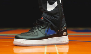 Alternative view of Giày Nike Air Force 1 Low Kith Knicks Away 'Black' CZ7928-001