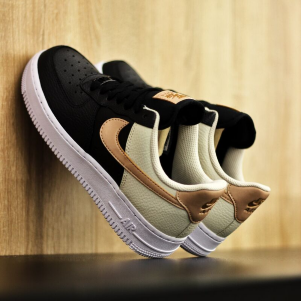 Giày Nike Air Force 1 '07 Wmns 'Black Metallic Red Bronze' CU5311-001 - Hình ảnh 2