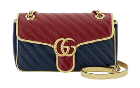 Gg marmont flap velvet crossbody bag Gucci Black in Velvet - 31863716