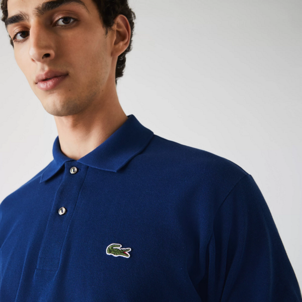 Áo Lacoste Classic Fit Polo Shirt 'Blue' L1212-HBM - Hình ảnh 2