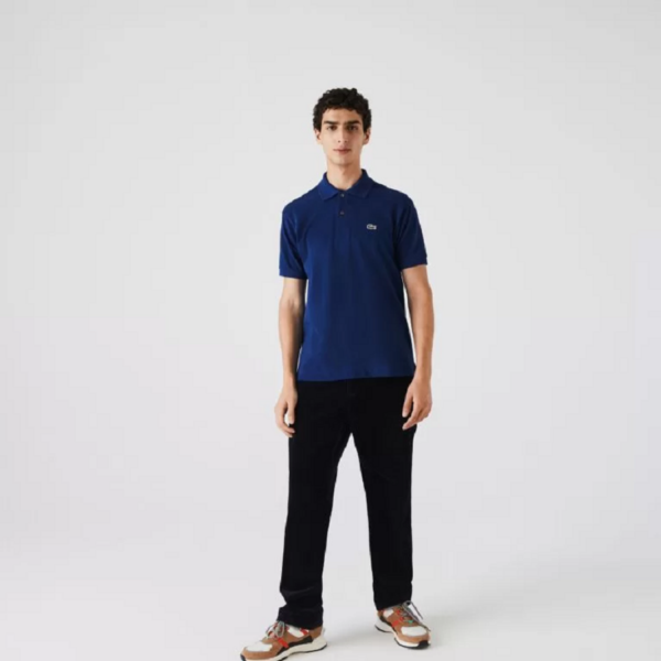 Áo Lacoste Classic Fit Polo Shirt 'Blue' L1212-HBM - Hình ảnh 3