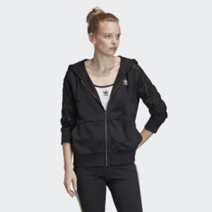 Alternative view of Áo Adidas Lace Hoodie Black FM1749
