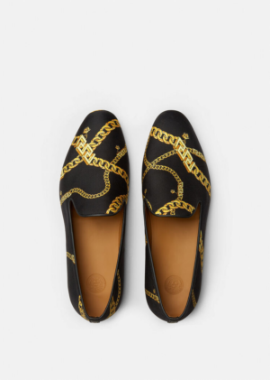 Alternative view of Giày Versace La Greca Chain Print Slippers Print 1003792-1A02683-5B000