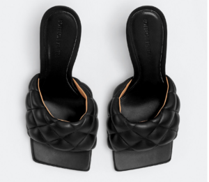 Alternative view of Giày Cao Gót Bottega Veneta Padded Mule 'Black' 592015VBRR01000