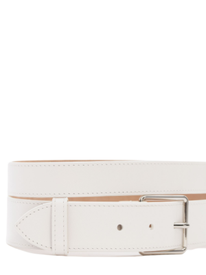 Alternative view of Thắt Lưng Alexander McQUEEN Double 'Optic White' 5941881BR119007