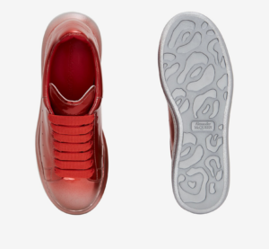 Alternative view of Giày Alexander McQueen Oversized Sneaker 'Metal Degrade Spray' 604244-WHXF1-8166