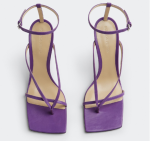 Alternative view of Giày Cao Gót Bottega Veneta Stretch Strap Sandal 'Clematis' 608835VBSF06074