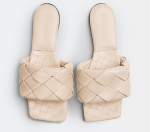 Alternative view of Dép Bottega Veneta Lido Flat Sandal 'Bandage' 608853VBSS01740