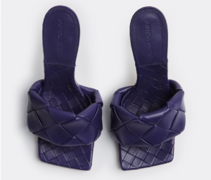 Alternative view of Giày Cao Gót Bottega Veneta Lido Mule 'Unicorn' 608854VBSS06085