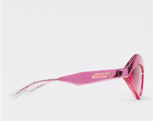 Alternative view of Kính Bottega Veneta Ridge 'Pink' 620763V44515145