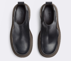 Alternative view of Giày Bottega Veneta Tire Ankle Chelsea Boot 'Black Camping' 630281VBS501291