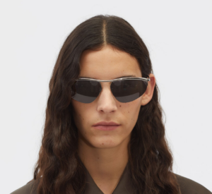 Alternative view of Kính Bottega Veneta Line 'Silver' 651176V44501438