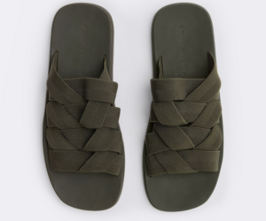 Alternative view of Dép Bottega Veneta Plat Mule 'Seaweed' 651402V0GV03055