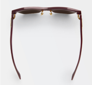 Alternative view of Kính Bottega Veneta Slant 'Burgundy' 668007V23316066