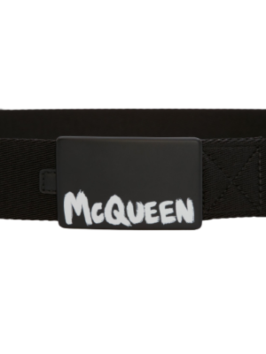 Alternative view of Thắt Lưng Alexander McQUEEN Graffiti 'Black' 6689401AAGQ1000