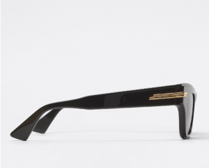 Kinh Bottega Veneta Mitre Matt Black Grey Blue 669573V23301049