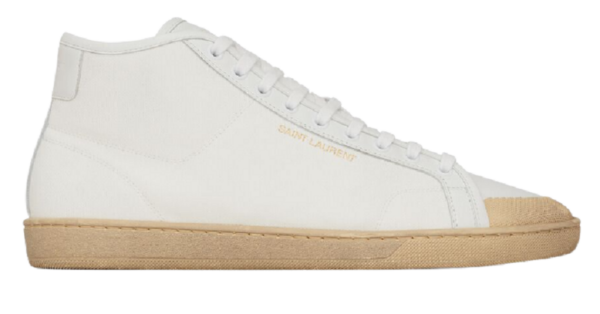 Giày Saint Laurent Court Classic SL39 Mid Canvas Leather