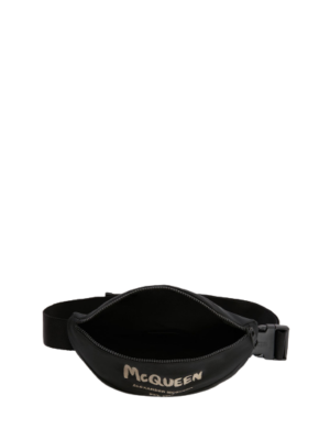 Alternative view of Túi Alexander McQUEEN Graffiti 'Black Off White' 6831091AABW1073