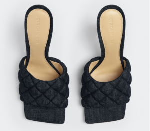 Alternative view of Giày Cao Gót Bottega Veneta Padded Mule 'Indigo' 708907V26M04245