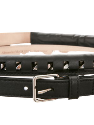Alternative view of Thắt Lưng Alexander McQUEEN Double Long 'Black' 7100251AAJC1000