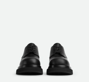 Giay Bottega Veneta Lug Lace-Up Shoe 'Black' 730223VBS501000