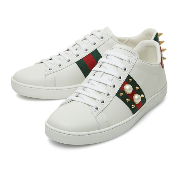 Giày Gucci Wmns Ace Studded 'White' 431887-A38G0-9064 - Hình ảnh 5