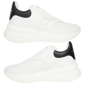 Alternative view of Giày Alexander McQueen Oversized Runner 'White Black' 575425-WHRU3-9034