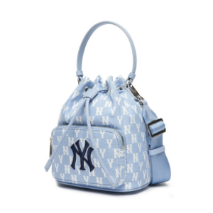 Alternative view of Túi MLB Monogram Jacquard Bucket Bag Baby Blue