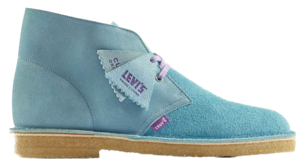 Giày Clarks x LVC Desert Boots 'Pale Blue' 261-60325