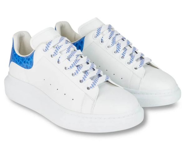 Giày Alexander McQueen Oversized Sneaker 'Ultramarine Crocodile' - Hình ảnh 4