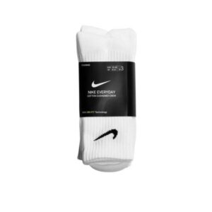 Alternative view of Tất Nike Everyday Cushioned Training Crew Socks White SX7664-100