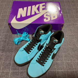 Alternative view of Giày Nike Zoom Blazer Mid SB 'Baltic Blue' 864349-400