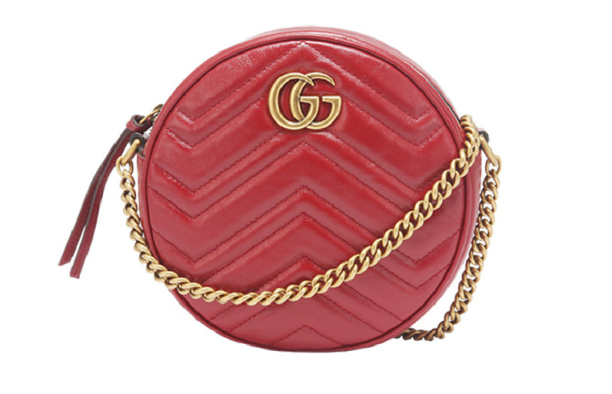 Authentic GUCCI GG MARMONT 550154 0OLET Shoulder bag #260-004-551