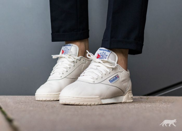 Giày Reebok Ex-O-Fit White Royal Blue AR3169 - Hình ảnh 4