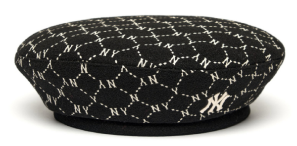 Mũ MLB Monogram Diamond Wool Beret 3ACBB0616-50BKS