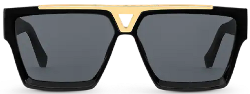 Louis Vuitton Black / Grey Z1502W 1.1 Evidence Square Sunglasses