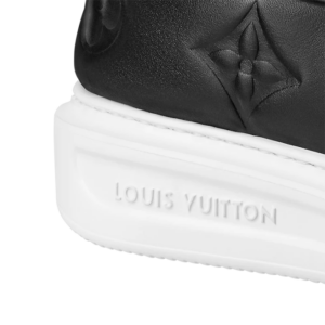 Giay Louis Vuitton Beverly Hills Slip On Trainers "Black" 1A9FAN