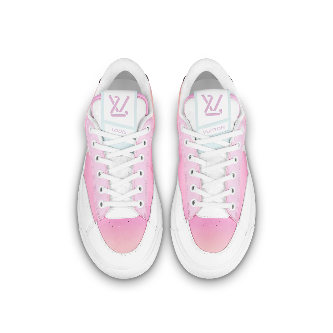 louis vuitton sneakers women pink